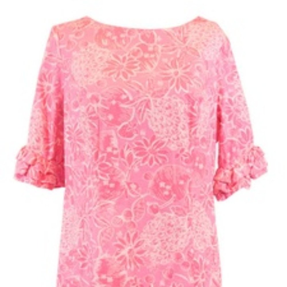 Vintage Lilly Pulitzer Pink Floral Dress